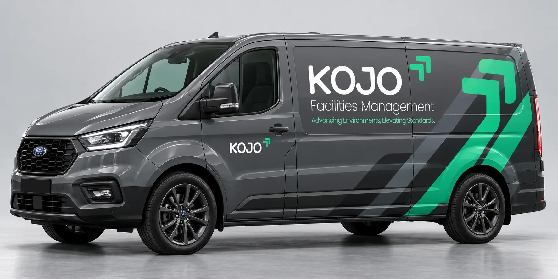 KOJO Facilities Management branded service van
